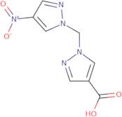 1-[(4-Nitro-1H-pyrazol-1-yl)methyl]-1H-pyrazole-4-carboxylic acid
