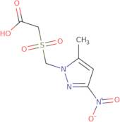 2-[(5-Methyl-3-nitro-1H-pyrazol-1-yl)methanesulfonyl]acetic acid