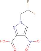 1-(2,2-Difluoroethyl)-4-nitro-1H-pyrazole-3-carboxylic acid