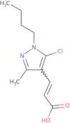 (2E)-3-(1-Butyl-5-chloro-3-methyl-1H-pyrazol-4-yl)acrylic acid