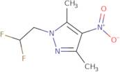 1-(2,2-Difluoroethyl)-3,5-dimethyl-4-nitro-1H-pyrazole