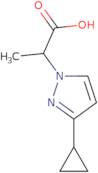 2-(3-Cyclopropyl-1H-pyrazol-1-yl)propanoic acid