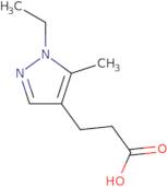 3-(1-Ethyl-5-methyl-1H-pyrazol-4-yl)propanoic acid