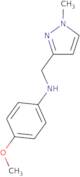 4-Methoxy-N-((1-methyl-1H-pyrazol-3-yl)methyl)aniline