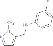 3-Fluoro-N-[(1-methyl-1H-pyrazol-5-yl)methyl]aniline