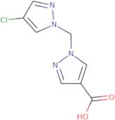 1-[(4-Chloro-1H-pyrazol-1-yl)methyl]-1H-pyrazole-4-carboxylic acid