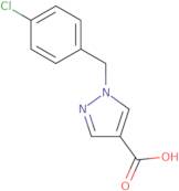 1-[(4-Chlorophenyl)methyl]-1H-pyrazole-4-carboxylic acid