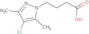 4-(4-Chloro-3,5-dimethyl-1H-pyrazol-1-yl)butanoic acid