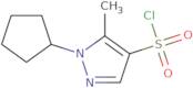 1-Cyclopentyl-5-methyl-1H-pyrazole-4-sulfonyl chloride