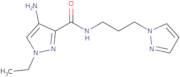 4-Amino-1-ethyl-N-[3-(1H-pyrazol-1-yl)propyl]-1H-pyrazole-3-carboxamide