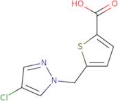 5-[(4-Chloro-1H-pyrazol-1-yl)methyl]thiophene-2-carboxylic acid
