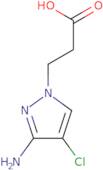 3-(3-Amino-4-chloro-1H-pyrazol-1-yl)propanoic acid