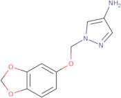 1-[(1,3-Benzodioxol-5-yloxy)methyl]-1H-pyrazol-4-amine