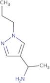 1-(1-Propyl-1H-pyrazol-4-yl)ethan-1-amine