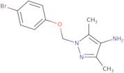 1-((4-Bromophenoxy)methyl)-3,5-dimethyl-1H-pyrazol-4-amine