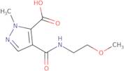 4-((2-Methoxyethyl)carbamoyl)-1-methyl-1H-pyrazole-5-carboxylic acid