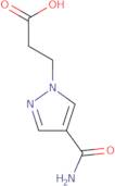 3-(4-Carbamoyl-1H-pyrazol-1-yl)propanoic acid