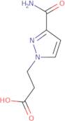 3-(3-Carbamoyl-1H-pyrazol-1-yl)propanoic acid
