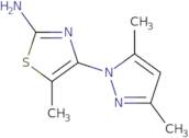 4-(3,5-Dimethyl-1H-pyrazol-1-yl)-5-methylthiazol-2-amine