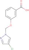 3-[(4-Chloro-1H-pyrazol-1-yl)methoxy]benzoic acid