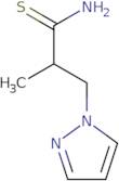2-Methyl-3-(1H-pyrazol-1-yl)propanethioamide