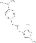 4-({[(1,3-Dimethyl-1H-pyrazol-4-yl)methyl]amino}methyl)-N,N-dimethylaniline