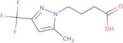 4-[5-Methyl-3-(trifluoromethyl)-1H-pyrazol-1-yl]butanoic acid
