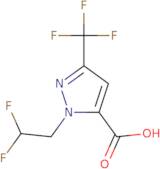 1-(2,2-Difluoroethyl)-3-(trifluoromethyl)-1H-pyrazole-5-carboxylic acid