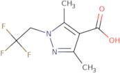 3,5-Dimethyl-1-(2,2,2-trifluoroethyl)-1H-pyrazole-4-carboxylic acid