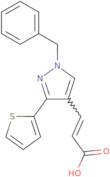 (2E)-3-(1-Benzyl-3-thien-2-yl-1H-pyrazol-4-yl)acrylic acid
