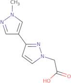 2-[3-(1-Methyl-1H-pyrazol-4-yl)-1H-pyrazol-1-yl]acetic acid