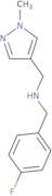 [(4-Fluorophenyl)methyl][(1-methyl-1H-pyrazol-4-yl)methyl]amine