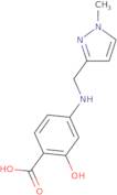 2-Hydroxy-4-{[(1-methyl-1H-pyrazol-3-yl)methyl]amino}benzoic acid