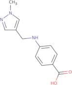 4-{[(1-Methyl-1H-pyrazol-4-yl)methyl]amino}benzoic acid