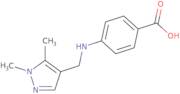 4-{[(1,5-Dimethyl-1H-pyrazol-4-yl)methyl]amino}benzoic acid