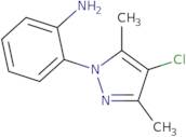 2-(4-Chloro-3,5-dimethyl-1H-pyrazol-1-yl)aniline