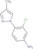 3-Chloro-4-(4-methyl-1H-pyrazol-1-yl)aniline