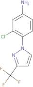 3-Chloro-4-[3-(trifluoromethyl)-1H-pyrazol-1-yl]aniline