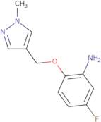 5-Fluoro-2-[(1-methyl-1H-pyrazol-4-yl)methoxy]aniline