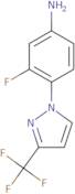 3-Fluoro-4-[3-(trifluoromethyl)-1H-pyrazol-1-yl]aniline