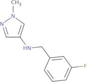 N-[(3-Fluorophenyl)methyl]-1-methyl-1H-pyrazol-4-amine