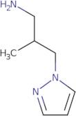 2-Methyl-3-(1H-pyrazol-1-yl)propan-1-amine