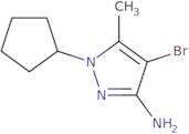 4-Bromo-1-cyclopentyl-5-methyl-1H-pyrazol-3-amine