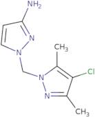 1-[(4-Chloro-3,5-dimethyl-1H-pyrazol-1-yl)methyl]-1H-pyrazol-3-amine