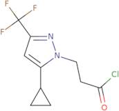 3-[5-Cyclopropyl-3-(trifluoromethyl)-1H-pyrazol-1-yl]propanoyl chloride