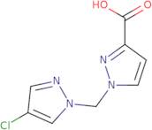 1-[(4-Chloro-1H-pyrazol-1-yl)methyl]-1H-pyrazole-3-carboxylic acid