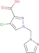 4-Chloro-1-(1H-pyrazol-1-ylmethyl)-1H-pyrazole-3-carboxylic acid