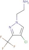 2-[4-Chloro-3-(trifluoromethyl)-1H-pyrazol-1-yl]ethan-1-amine