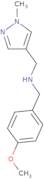 [(4-Methoxyphenyl)methyl][(1-methyl-1H-pyrazol-4-yl)methyl]amine