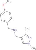 [(1,3-Dimethyl-1H-pyrazol-4-yl)methyl][(4-methoxyphenyl)methyl]amine